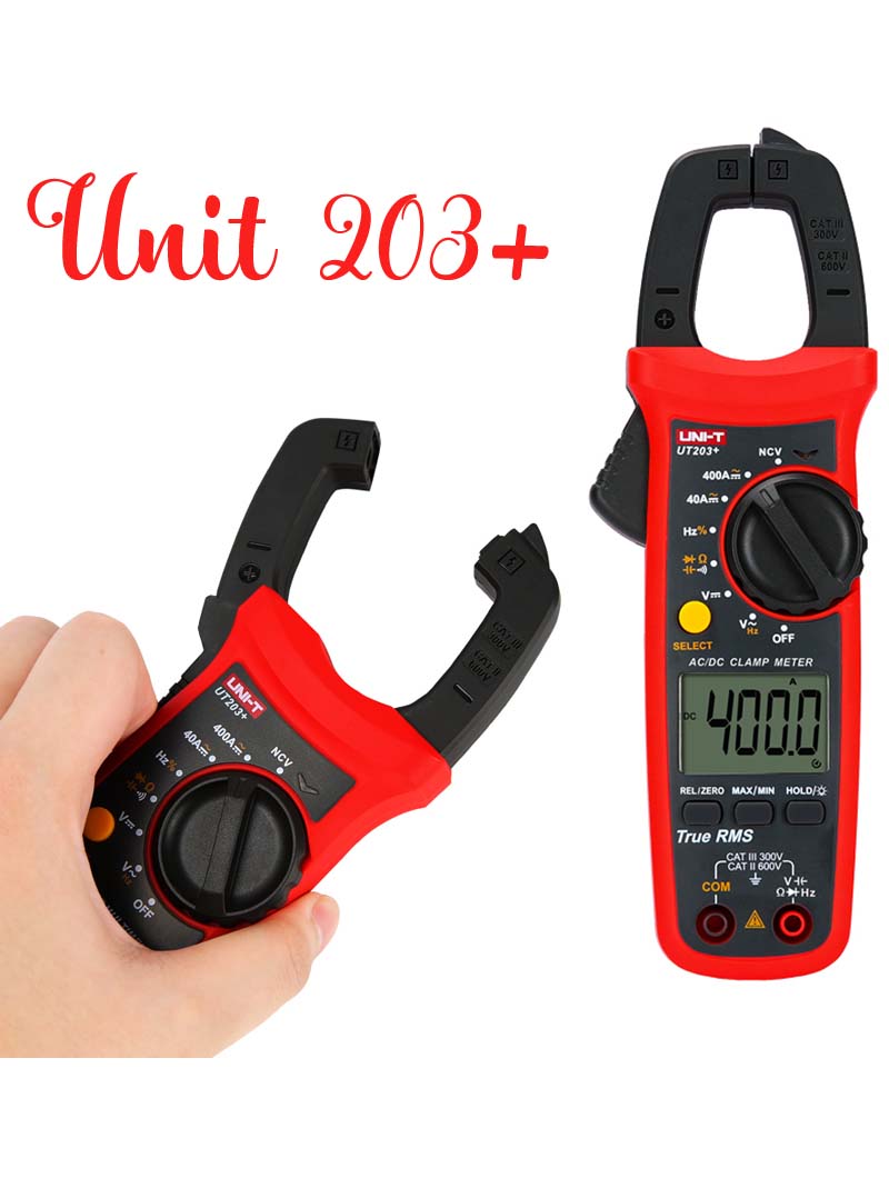 clamp UNI-T UT203+Digital Clamp Meter Multimeter - Image 1